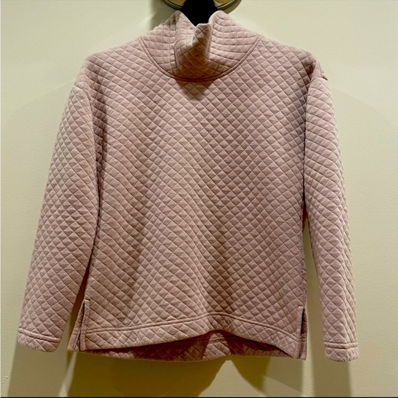 RBX Sweaters - RBX Womens Pink Diamond Quilted Cowl Neck Sweater